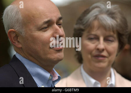 Iain Duncan Smith & Theresa Nay Foto Stock