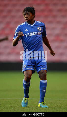 Calcio - Barclays U21 Premier League - Southampton U21 / Chelsea U21 - St Mary's Stadium. Lamisha Musonda, Chelsea Foto Stock