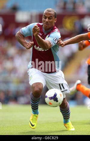 Calcio - Pre-Season friendly - Aston Villa / Malaga - Villa Park. Gabriel Agbonlahor, Aston Villa Foto Stock