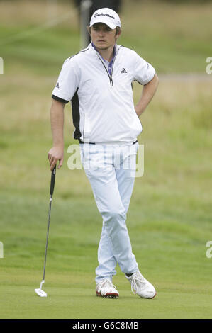 Golf - 2013 Johnnie Walker Championships - Day One - Gleneagles. Eddie Pepperell in Inghilterra durante il giorno uno dei 2013 Johnnie Walker Championships a Gleneagles, Perthshire. Foto Stock