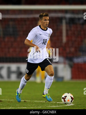 Calcio - amichevole internazionale - Inghilterra sotto 21s v Scozia sotto 21s - Bramall Lane Foto Stock