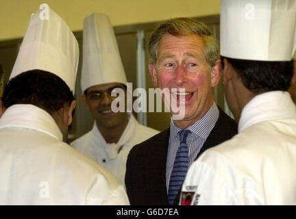 Il Principe di Galles Visite Southall Foto Stock