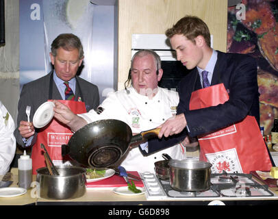 Prince William - Il Galles visita Foto Stock