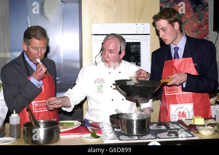 Prince William - Il Galles visita Foto Stock