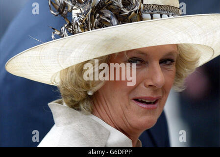 Parker Bowles incoronazione anniversario Foto Stock