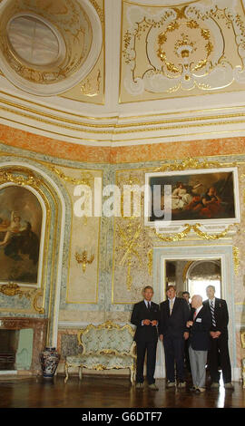 Il principe Charles in Russia Foto Stock