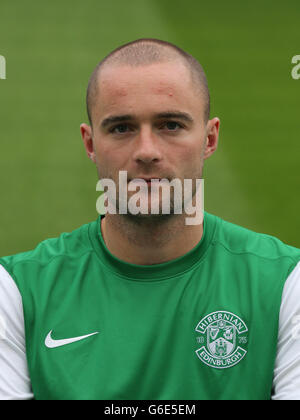 Calcio - Scottish Premiership - Hibernian Photocall 2013/14 - Easter Road. James McPake, Hibernian Foto Stock