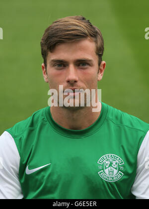 Calcio - Scottish Premiership - Hibernian Photocall 2013/14 - Easter Road. Lewis Stevenson, iberniano Foto Stock