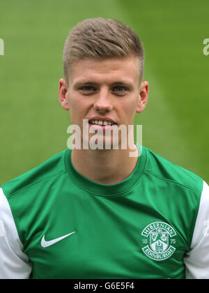 Calcio - Scottish Premiership - Hibernian Photocall 2013/14 - Easter Road Foto Stock