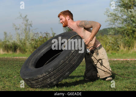 Spartan Super Race Foto Stock