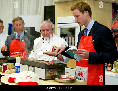 Prince William - Il Galles visita Foto Stock