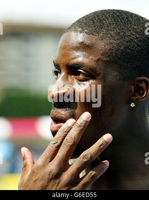 Dwain Chambers - Norwich Union Glasgow Foto Stock