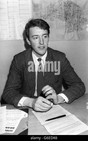 Politica - Hilary Benn - lavoro sedi di partito, Foto Stock