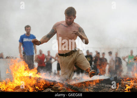 Spartan Super Race Foto Stock