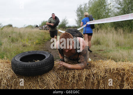 Spartan Super Race Foto Stock