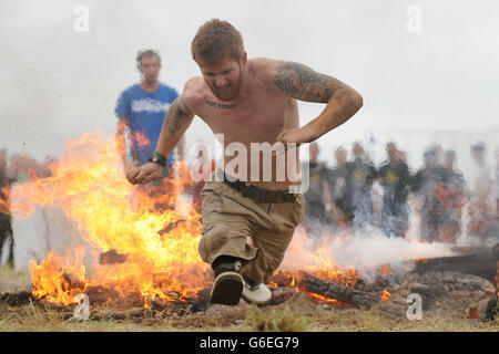 Spartan Super Race Foto Stock