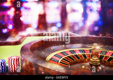 3D Rendering casino roulette Foto Stock