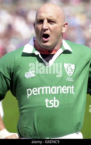 Keith Wood Irlanda v Galles Foto Stock