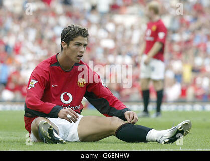 Nuova firma di Cristiano Ronaldo Foto Stock