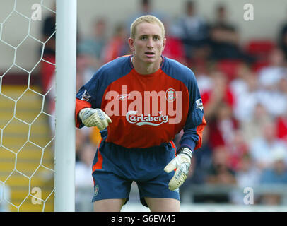 Chris Kirkland - Liverpool v Crewe Foto Stock