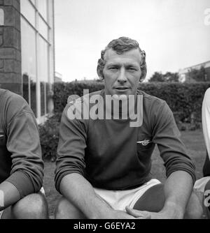 Bob Wilson... Il portiere Arsenale Bob Wilson. Foto Stock