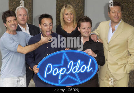 Giudici di Pop Idol Foto Stock