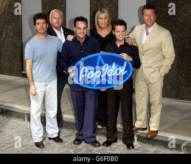 Musica - Pop Idol il lancio di nuove Serie - 2003 Foto Stock