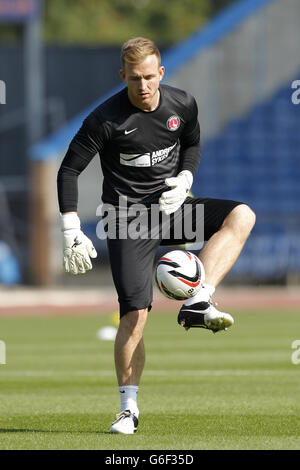 Calcio - Campionato Skybet - Burnley v Charlton Athletic - Turf Moor. Ben Alnwick, portiere atletico di Charlton Foto Stock