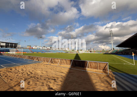 Calcio - Qualifiche per la Coppa del mondo FIFA - Gruppo F - Lussemburgo contro Irlanda del Nord - Estade Josy Barthel. Vista generale dell'Estade Josy Barthel Foto Stock