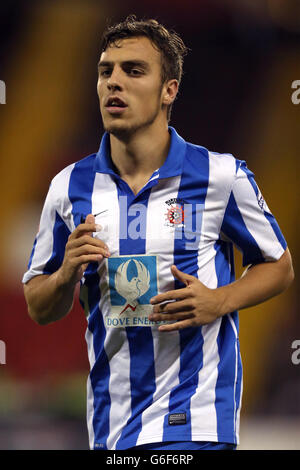 Calcio - Johnstone's Paint Trophy - secondo turno - Sheffield United v Hartlepool - Bramall Lane. Michael Duckworth, Hartlepool. Foto Stock