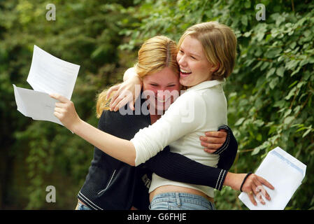 GCSE RISULTATI 2003 Foto Stock