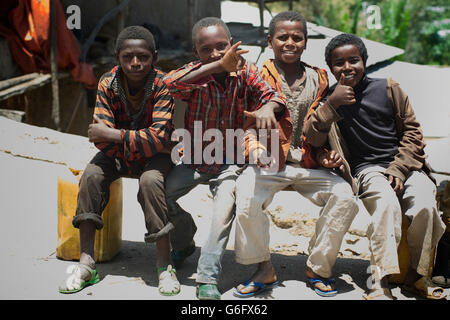 Ritratto di una donna etiope, Kulubi, Misraq Hararghe zona della regione di Oromia, Etiopia Foto Stock