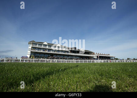 Corse ippiche - 2013 William Hill Ayr Gold Cup Festival - giorno due - Ayr Racecourse. Vista generale dell'ippodromo di Ayr Foto Stock