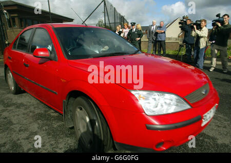 Omagh prova di bomba Foto Stock