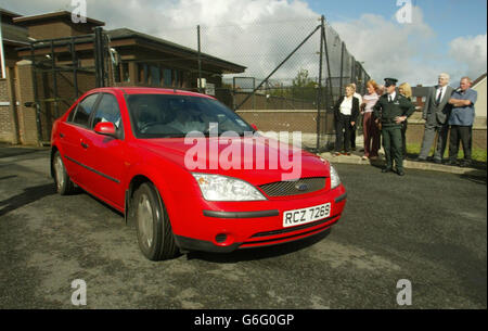 Omagh prova di bomba Foto Stock