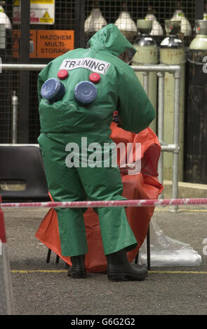 Londra simulazione terroristica Foto Stock