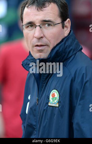 Calcio - Campionato Sky Bet - Wigan Athletic v Blackburn Rovers - Stadio DW. Manager Gary Bowyer, Blackburn Rovers. Foto Stock