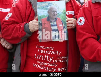 Croce Rossa 150 ° anniversario. S Palace, Glasgow Green a Glasgow. Foto Stock