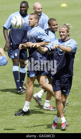 Calcio Inghilterra Formazione Foto Stock