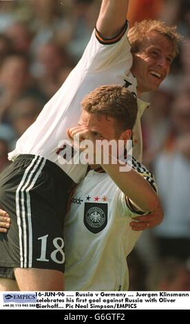 Campionati Soccer-European - Russia v Germania a Old Trafford, Manchester Foto Stock