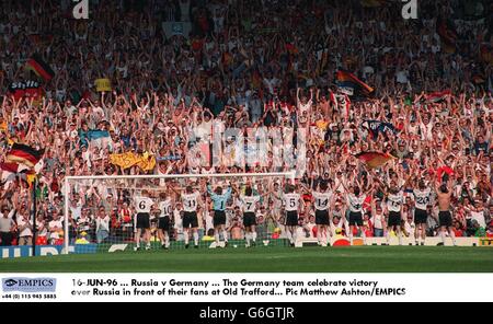 Campionati Soccer-European - Russia v Germania a Old Trafford, Manchester Foto Stock