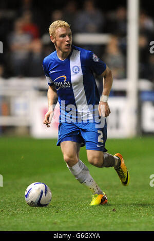 Calcio - Sky Bet League One - Peterborough United v Sheffield United - London Road. Craig Alcock, Peterborough United. Foto Stock