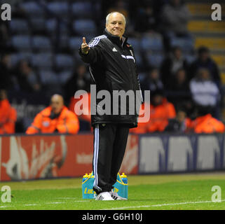 Calcio - Capital One Cup - Fourth Round - Leicester City / Fulham - King Power Stadium. Martin Jol, direttore di Fulham, durante la partita contro Leicester City. Foto Stock