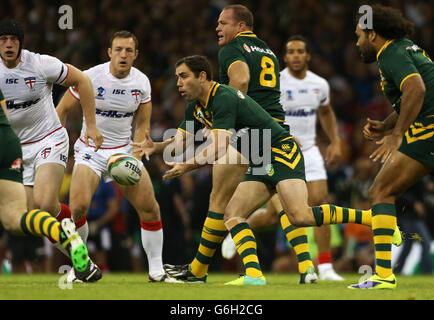 Rugby League - World Cup 2013 - GRUPPO A - Inghilterra v Australia - Millennium Stadium Foto Stock