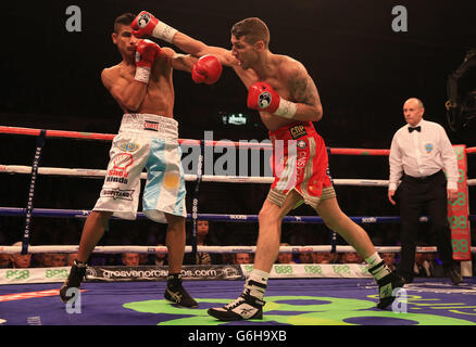 Il pugilato - WBO luce del mondo Medi Finale Eliminator Bout - Brian Rose v Javier Maciel - Motorpoint Arena Foto Stock