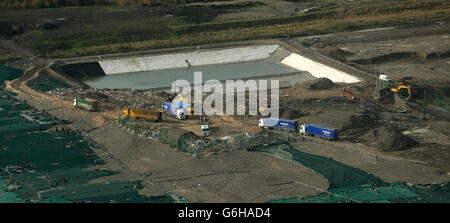 Bord na Mona Drehid discarica stock Foto Stock