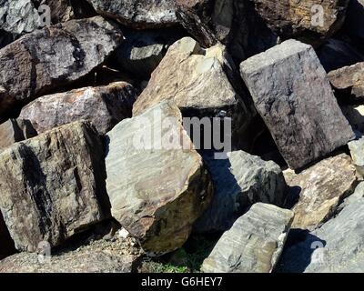 Parete della roccia Foto Stock