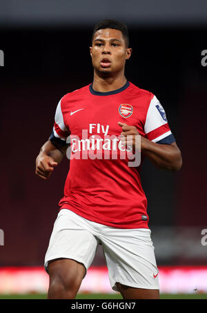 Calcio - Barclays U21 Premier League - Arsenal U21 v West Bromwich Albion U21 - Emirates Stadium. Serge Gnabry, Arsenale Foto Stock