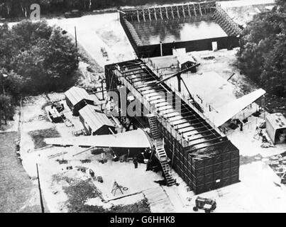 Aviazione - Comet Jet analisi dei crash - Farnborough Hampshire, Foto Stock