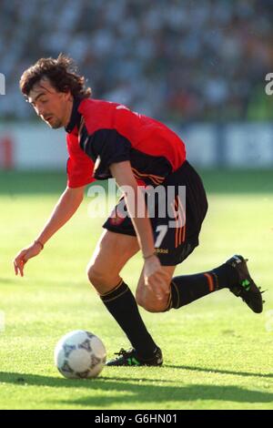 Euro 96 Soccer - FRANCIA / SPAGNA Foto Stock